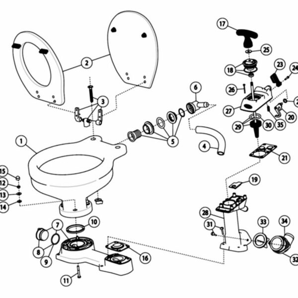 Marine Toilet Parts